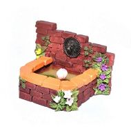 Melody Jane Dolls Houses Dollhouse Decorative Brick Garden Fountain Pond Miniature 1:12 Scale Accessory