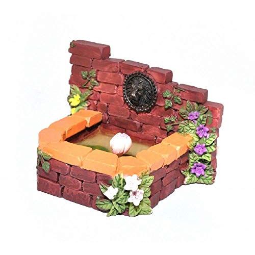  Melody Jane Dolls Houses Dollhouse Decorative Brick Garden Fountain Pond Miniature 1:12 Scale Accessory