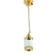 Melody Jane Dolls Houses House Miniature Lighting Led Battery Light Hanging Birdcage Ceiling Lamp