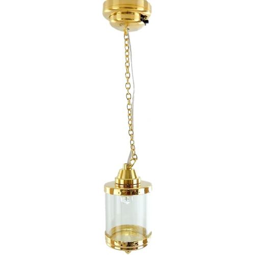  Melody Jane Dolls Houses House Miniature Lighting Led Battery Light Hanging Birdcage Ceiling Lamp