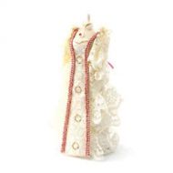 Melody Jane Dolls Houses Melody Jane Dollhouse Cream Lace Dress on Mannequin Shop Sewing Accessory