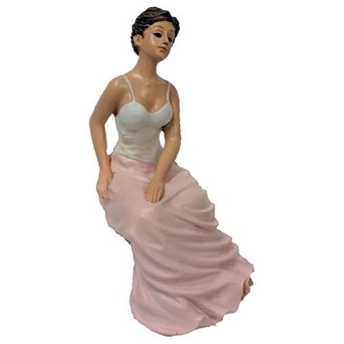  Melody Jane Dolls Houses Melody Jane Dollhouse People Victorian Lady in Bodice Sitting Resin Figure