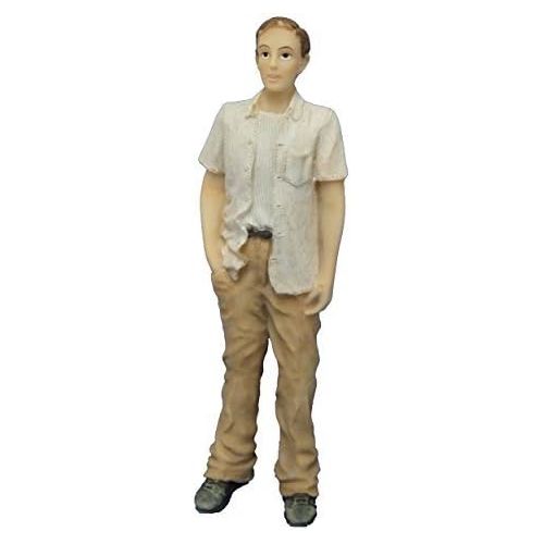  Melody Jane Dolls Houses Melody Jane Dollhouse People Modern Man with Open Shirt 1:12 Resin Figure