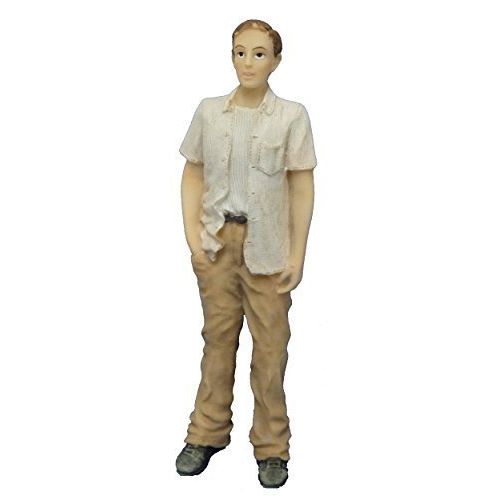  Melody Jane Dolls Houses Melody Jane Dollhouse People Modern Man with Open Shirt 1:12 Resin Figure
