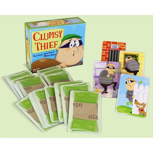  [아마존베스트]Melon Rind Clumsy Thief Money Game - Adding to 100 Math Card Game for Kids (Ages 8 and up)