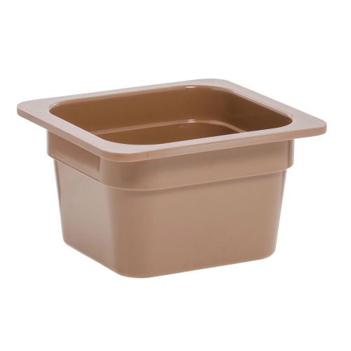  Hubert 16 Size Pan For Cold Food Bars Terra Cotta Melamine Pan - 6 38 L x 6 1516 W x 4 H