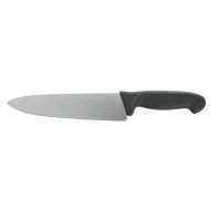 Hubert HUBERT Chefs Knife with Black Plastic Handle Stainless Steel - 8 L Blade