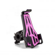 Memoirs- Motorcycle Bike Mobile Phone Stand Holder General Rotating 22mm - 33mm Navigation Bracket,Rose red