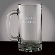 MemorableGift Engraved Glass Beer Mug