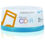 [아마존베스트]Memorex 15404001 Music CD-R DA, 80 Minute, 700 MB 40x ( 30-Pack Spindle) (Discontinued by Manufacturer)