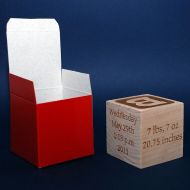MemoriesMadeCustom Personalized wooden baby blocks, personalized baby block. Comes with free gift box