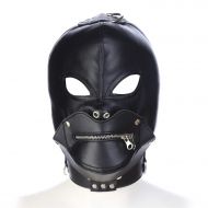 Memoriesed Bound F-Lirti--G Mask Hot Selling Leather With Lock Devil Headset Blindfold S:-X ssondage S:-X Toeys For Couples S:-X Games