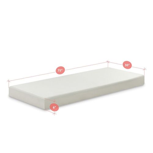  Memory foam mattress Zinus Ultima Comfort Memory Foam 6 Inch Mattress, Narrow Twin