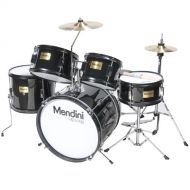 Mendini 5 Drum Set, Black, inch (MJDS-5-BK)