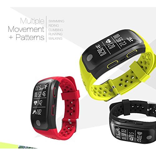  Mengzhu-Michelle GPS Outdoor Sport Fitness Tracker, Activity Tracker With Heart Rate Monitor, Waterproof IP68 Smart Bands With Step Counter, Calorie Counter, Pedometer Watch For Women Men Kids Comp