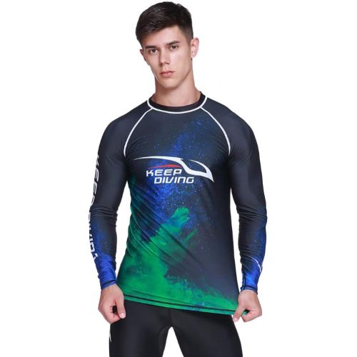  menolana Breathable Men Wetsuit Top for Surfing Scuba Diving Kayak Swim