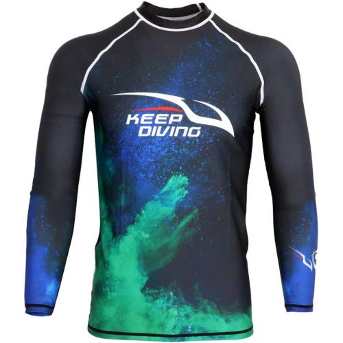  menolana Breathable Men Wetsuit Top for Surfing Scuba Diving Kayak Swim