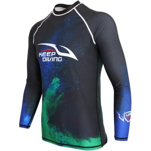  menolana Breathable Men Wetsuit Top for Surfing Scuba Diving Kayak Swim