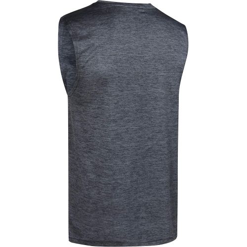  [아마존베스트]Real Essentials 5 Pack: Mens Dry-Fit Active Athletic Tech Tank Top - Workout & Training Activewear