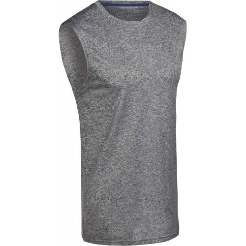  [아마존베스트]Real Essentials 5 Pack: Mens Dry-Fit Active Athletic Tech Tank Top - Workout & Training Activewear