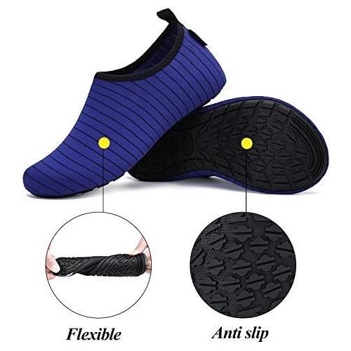  SAGUARO Mens Womens Water Shoes Quick Dry Barefoot Aqua Socks Beach Swim Surfing Walking Jogging Yoga Outdoor Exercise