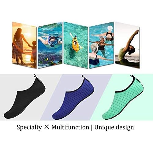  SAGUARO Mens Womens Water Shoes Quick Dry Barefoot Aqua Socks Beach Swim Surfing Walking Jogging Yoga Outdoor Exercise