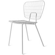 Menu WM String Dining Chair, weiss BxHxT 53x80x50cm fuer Innen- und Aussenbereich geeignet