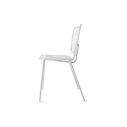  Menu WM String Dining Chair, weiss BxHxT 53x80x50cm fuer Innen- und Aussenbereich geeignet