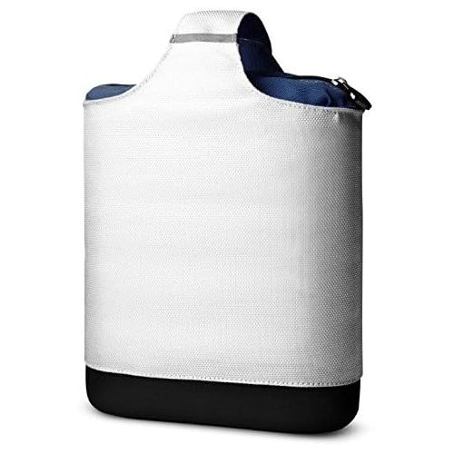  Menu Cool Lunch Cooler BagGreat for Office Travel, Color: White, Blue, Height 29cm, L: 21cm, W: 8cm