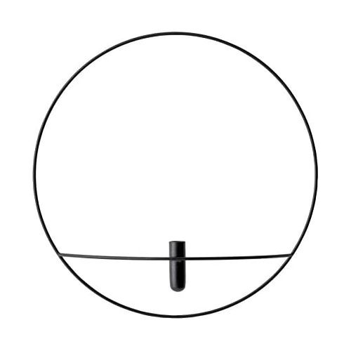  Menu POV Circle Vase Large Black Steel 44