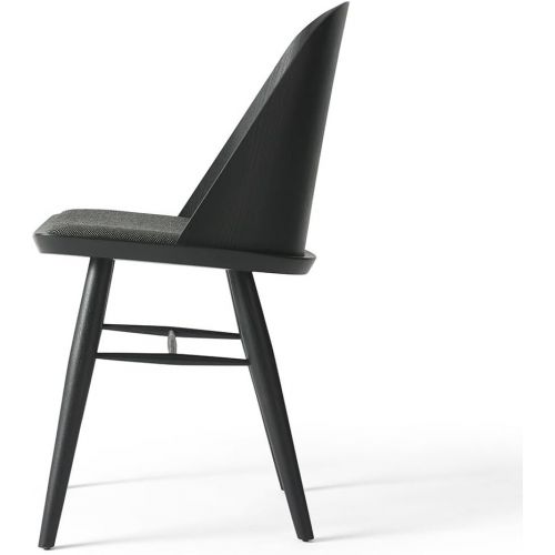  Menu Chair Synnes Black Ash Padded - Wool