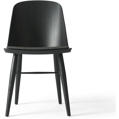  Menu Chair Synnes Black Ash Padded - Wool