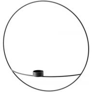 Menu POV Circle Tealight Holder Length 44cm Steel Black