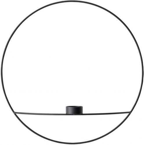  Menu POV Circle Tealight Holder Length 44cm Steel Black