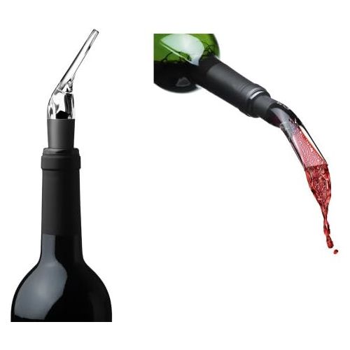  Menu Enjoy Water & Wine Blade Corkscrew and Decanting Pourer Set Green 4625439