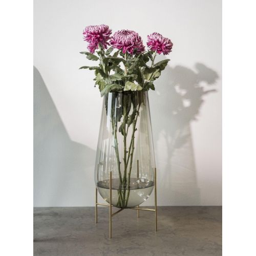  Menu - Echasse Vase - Smoked Glass - L - Theresa Arns