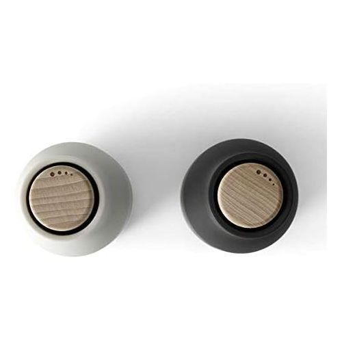  Menu Bottle Grinder ash/carbon, 2er-Pack, Pfeffermuehle + Salzmuehle