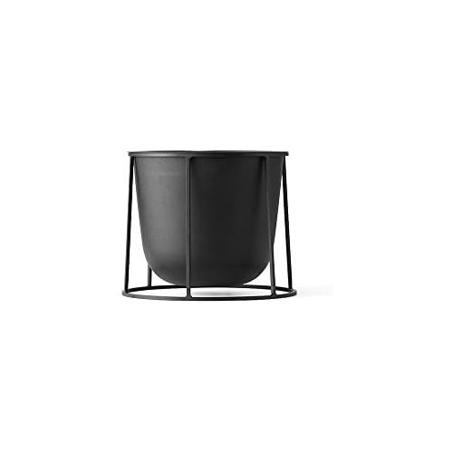  Menu - Wire Pot Blumentopf - schwarz - Norm Architects