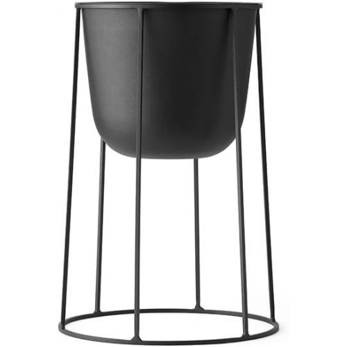  Menu - Wire Pot Blumentopf - schwarz - Norm Architects