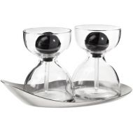 Menu Pipette Glass with Tray, Set of 2