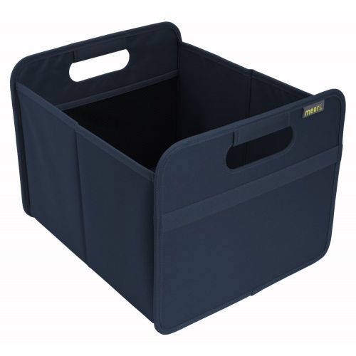  Meori meori Classic Medium Foldable Box, Collapsible Box To Organize, Store and Carry Anything and Everything (Marine Blue, 1 Pack)