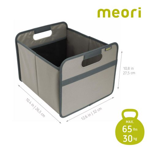  Meori meori Classic Medium Foldable Box, Collapsible Box To Organize, Store and Carry Anything and Everything (Marine Blue, 1 Pack)