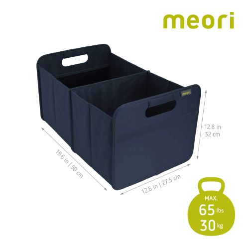  Meori meori Classic Collection Large Foldable Storage Box, 30 Liter / 8 Gallon, in Midnight Magenta to Organize and Carry Up to 65lbs …
