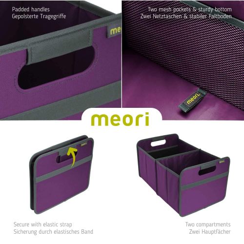  Meori meori Classic Collection Large Foldable Storage Box, 30 Liter / 8 Gallon, in Midnight Magenta to Organize and Carry Up to 65lbs …