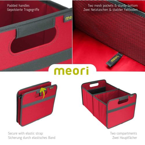  Meori meori Classic Collection Large Foldable Storage Box, 30 Liter / 8 Gallon, in Midnight Magenta to Organize and Carry Up to 65lbs …