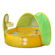 Meoscun Baby Pool Baby Beach Tent for Baby with UV Protection Sun Shelters Childrens Tent Parent-Child Training Game House Automatic Speed Open Beach Pool Tent