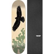 Meow Skateboards Vanessa Torres Nopales Skateboard Deck - 8.5 x 32 with Jessup WS Die-Cut Black Griptape - Bundle of 2 Items