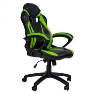 Merax Ergonomic Racing Style PU Leather Gaming Chair for Home and Office (Green)