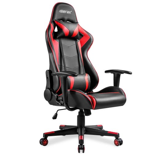  Merax. High Back Gaming Enlarged Racing Home Office Computer Chair (Red)