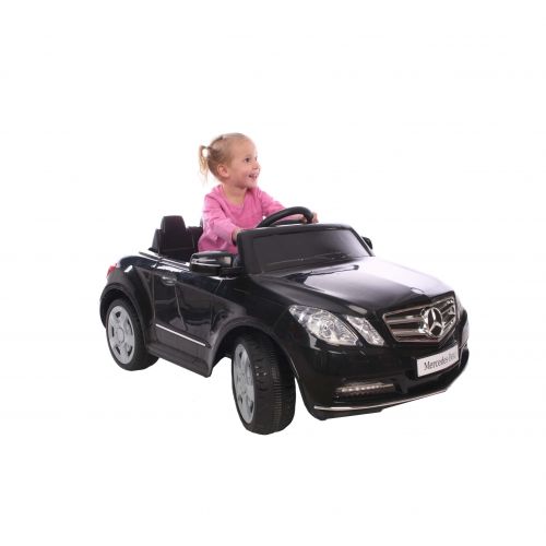  Mercedes Benz E550 Black 1-seater Riding Toy